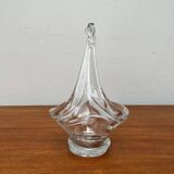 Vintage Glass Swan-Shaped Vase