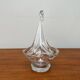 Vintage Glass Swan-Shaped Vase
