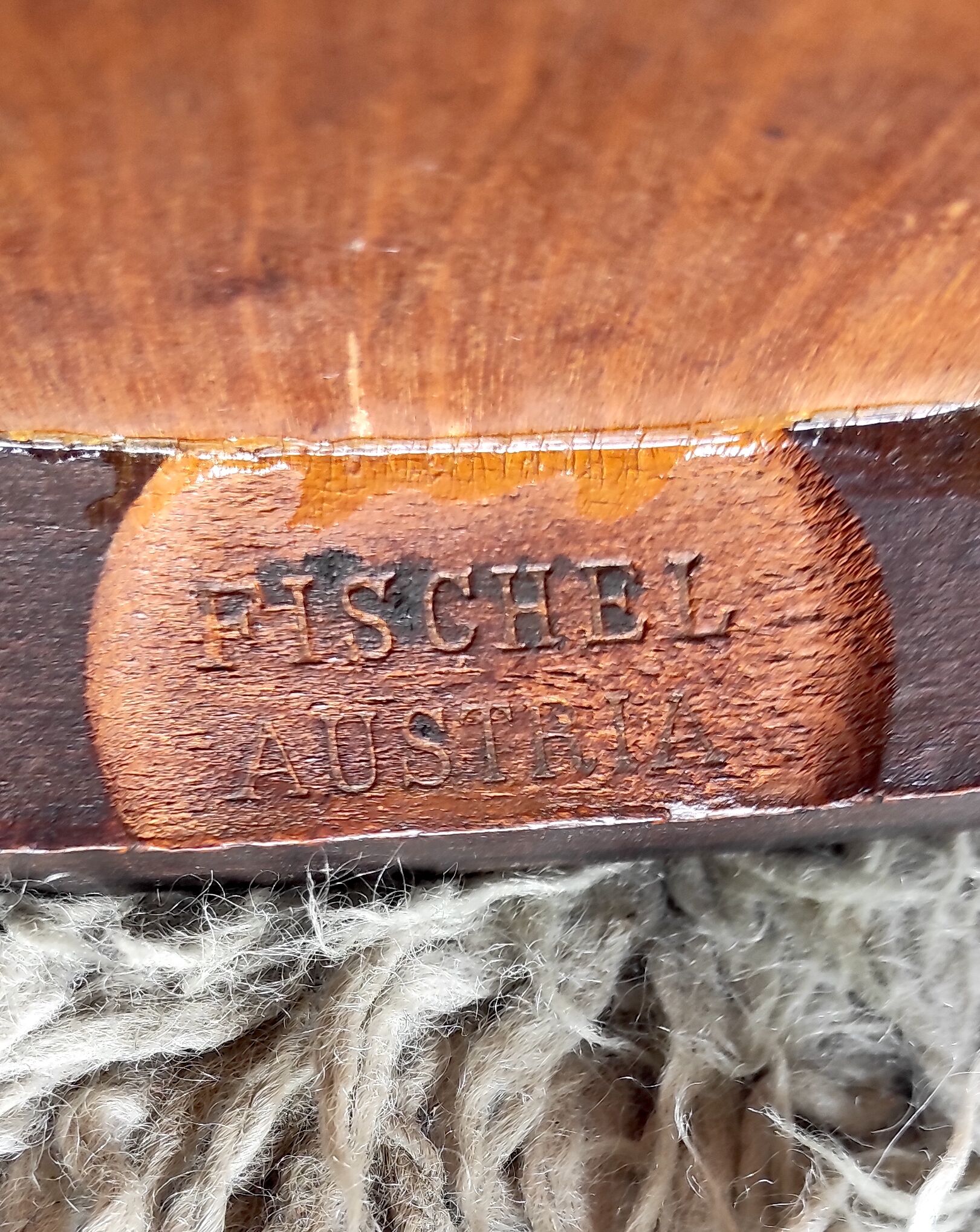 Bistro chair by Fischel in curved wood – early twentieth century