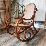 Rocking flesh child wood Rocking Chair