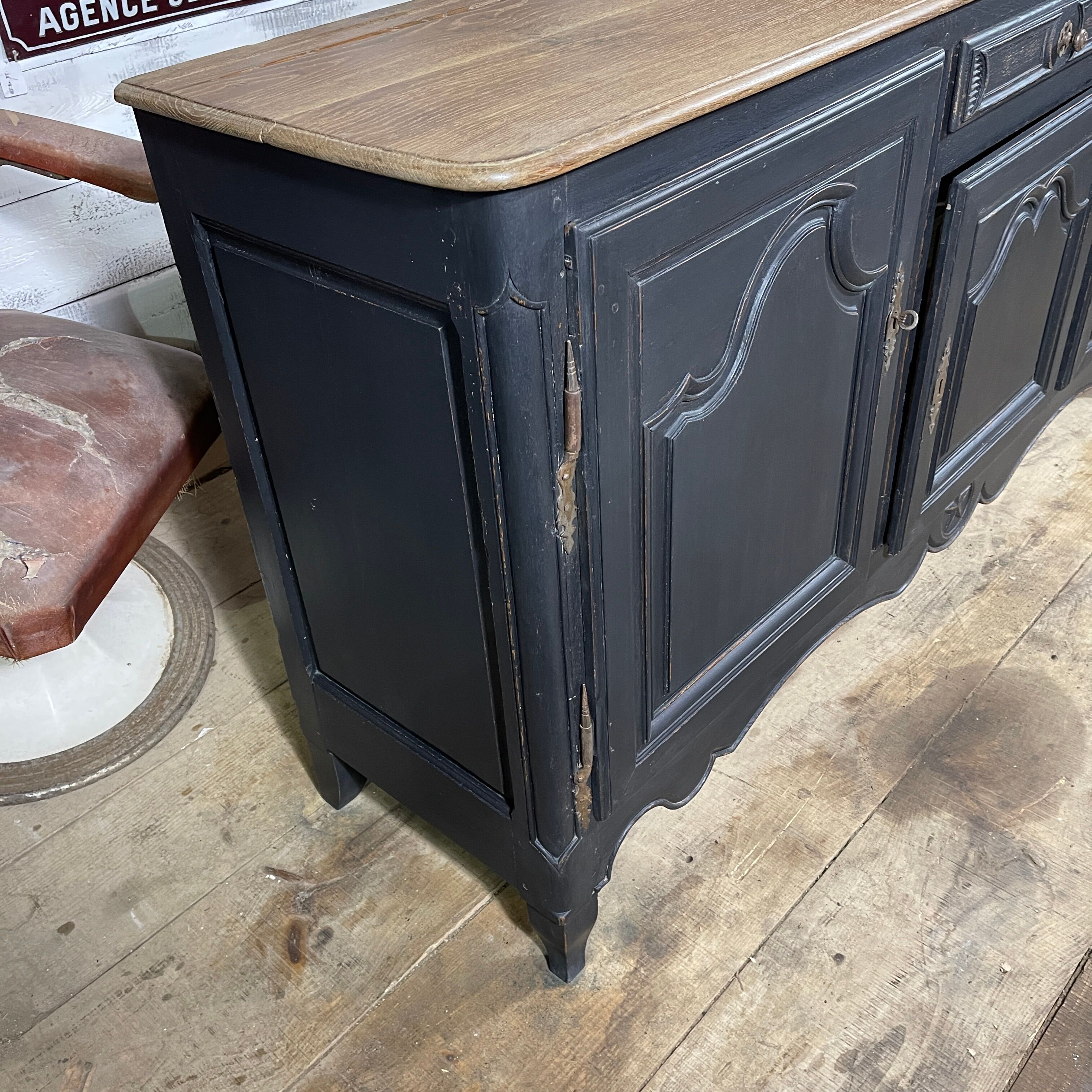 Louis XV oak sideboard