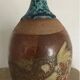 Stoneware vase with effect, unique piece signed by poteries des mostuéjouls