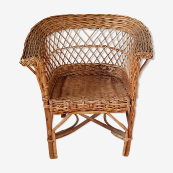 Wicker children's chair