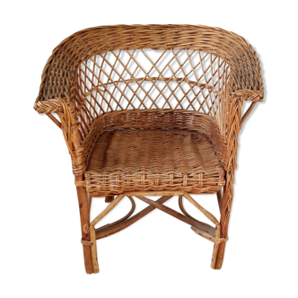 Wicker children's chair