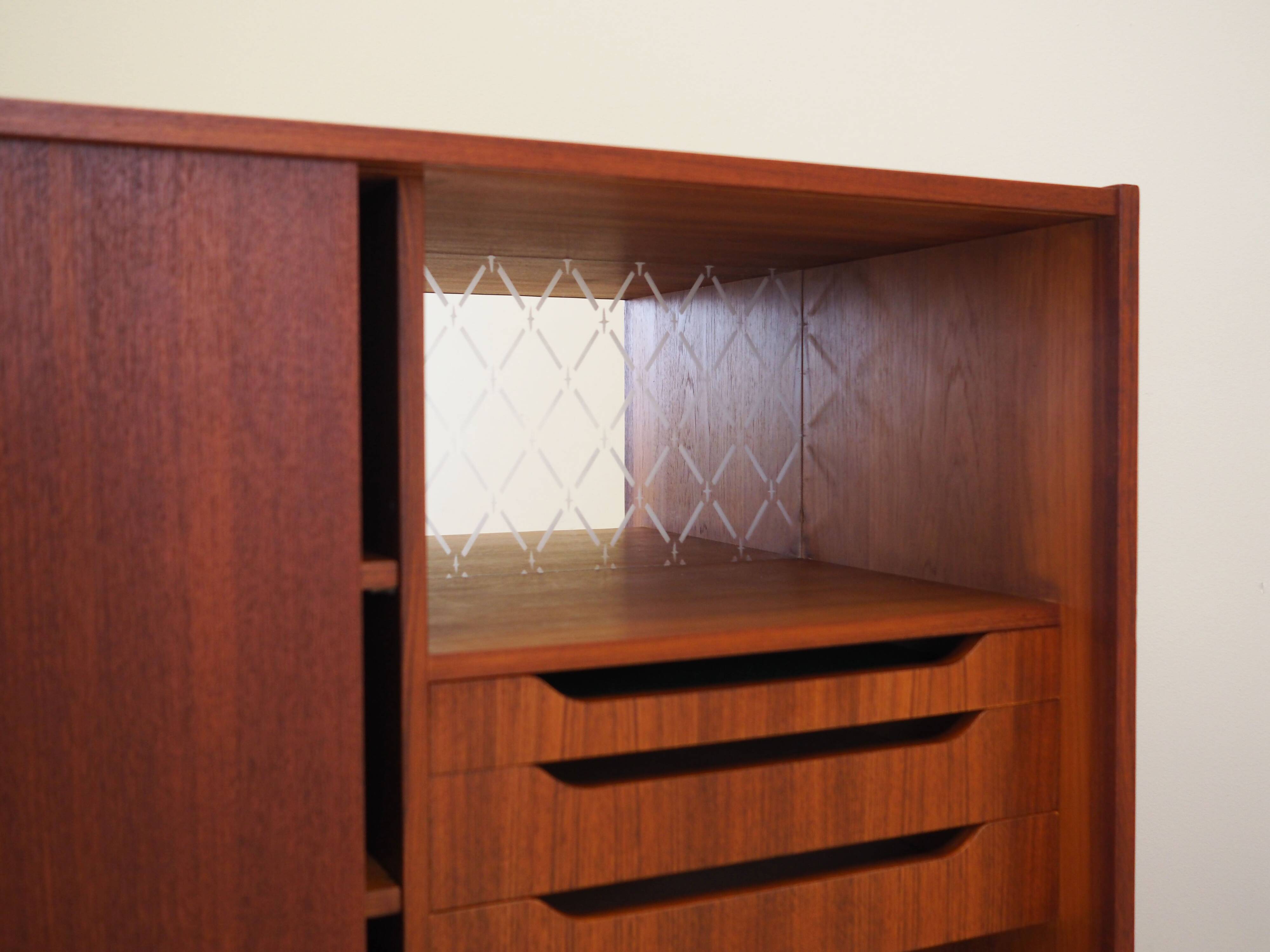 Teak sideboard, Danish design, 1970s, production: Denmark