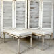 Pair of Louis XVI style benches