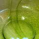 Saladier en verre vert
