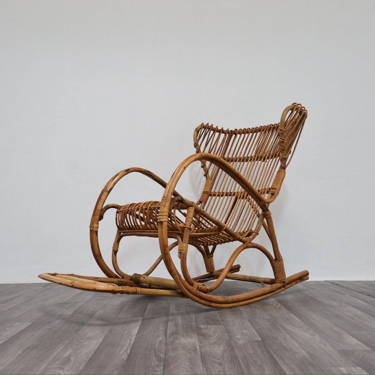 French Modern Rocking Chair, 1960s
