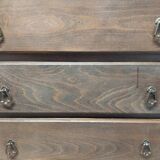Ancienne commode 3 tiroirs en bois