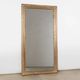 Nineteenth-century rectangular mirror with geometric pattern.