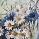 Tableau HSP "bouquet de fleurs des champs" signé G. Brindon