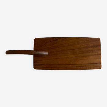 Scandinavian Danish teak surf cheese board 1960