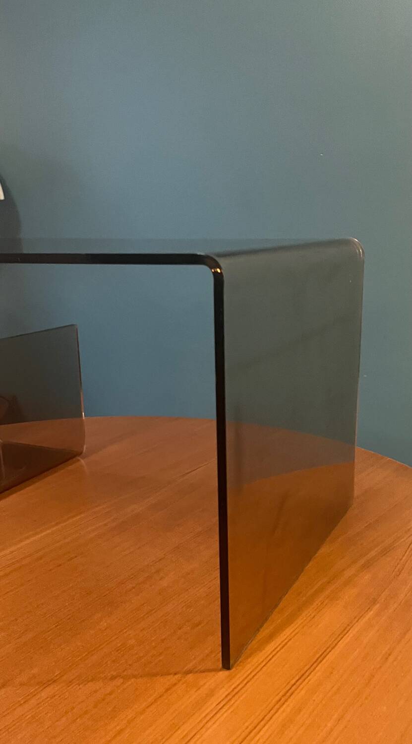 Michel Dumas Plexiglas coffee table or end table