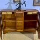 Buffet époque art déco 1920 à décors marqueté de fleurs