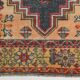 57s Antique Red & Navy Blue Vintage Persian Rug, 106x201Cm