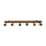 Patère wood 6 support