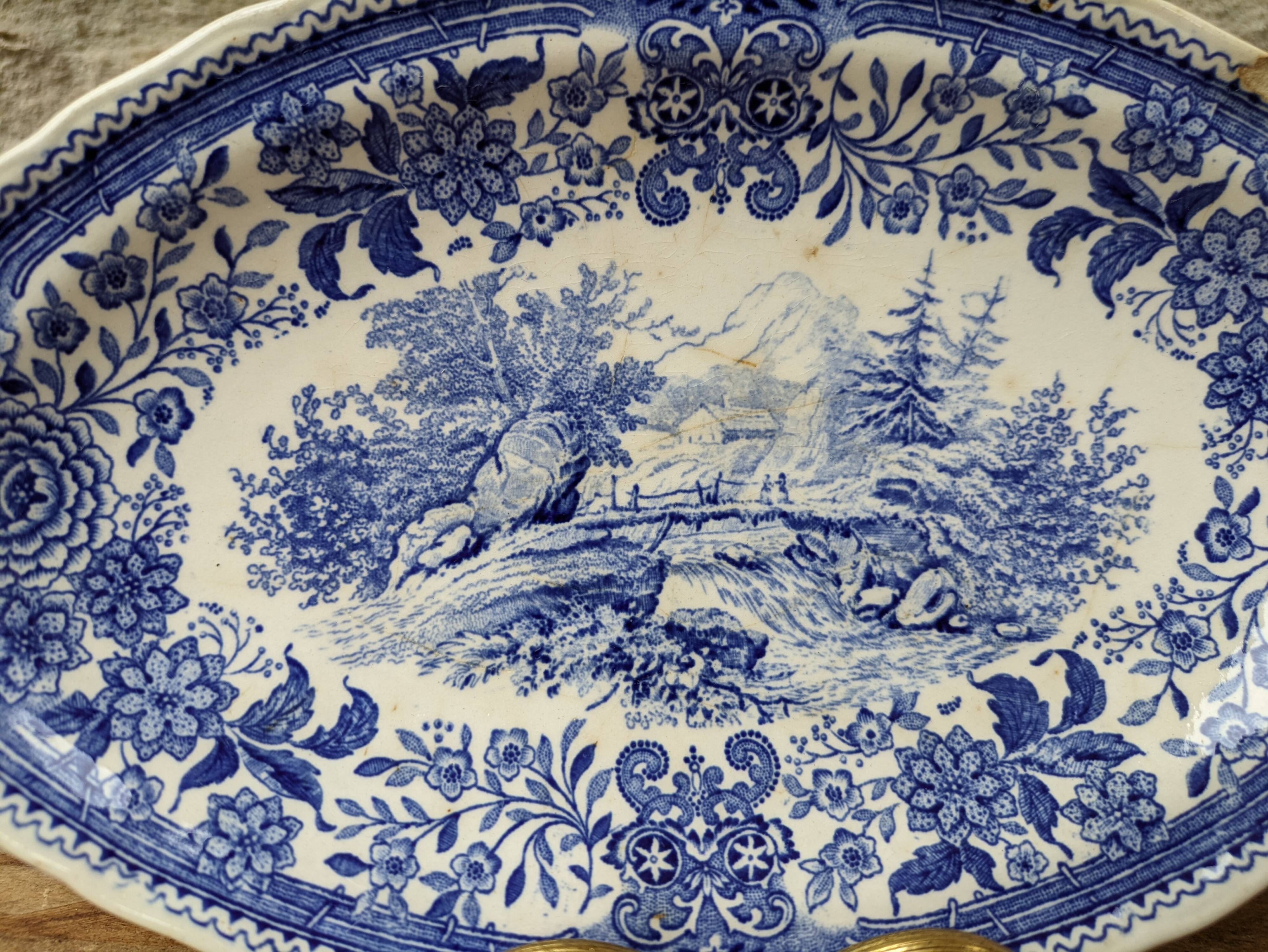 Old Villeroy and Boch Burgenland ceramic dish