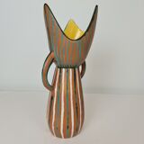 Gabriel Fourmaintraux 2-handle ceramic vase 1960