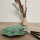Ceramic serving dish from gien green