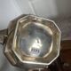 Antique Silver-Plated Metal Teapot Art Deco
