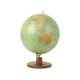 Vintage globe with oak base Dr Arthur Krause 1950s