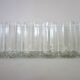 Set of 6 original big-footed glasses from the 70s