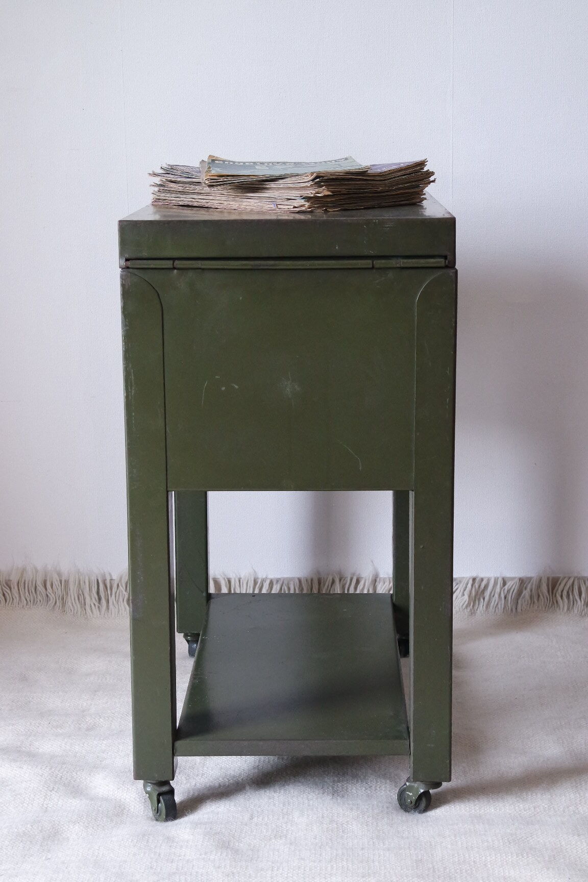 Vintage industrial roulette box