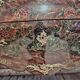 Commode sauteuse galbée en laque à décor Chinois époque début XXeme (om)