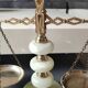 Old decorative Scales of Justice. Onyx, marble/brass. From the 50s. Dim 29 x 30 cm