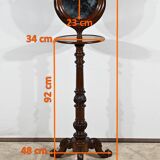 Small Barbière in Solid Mahogany, Restoration Period – 1st part 19th century