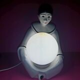Lamp Pierrot in ceramic