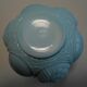 Vase opaline a decor de swans art deco