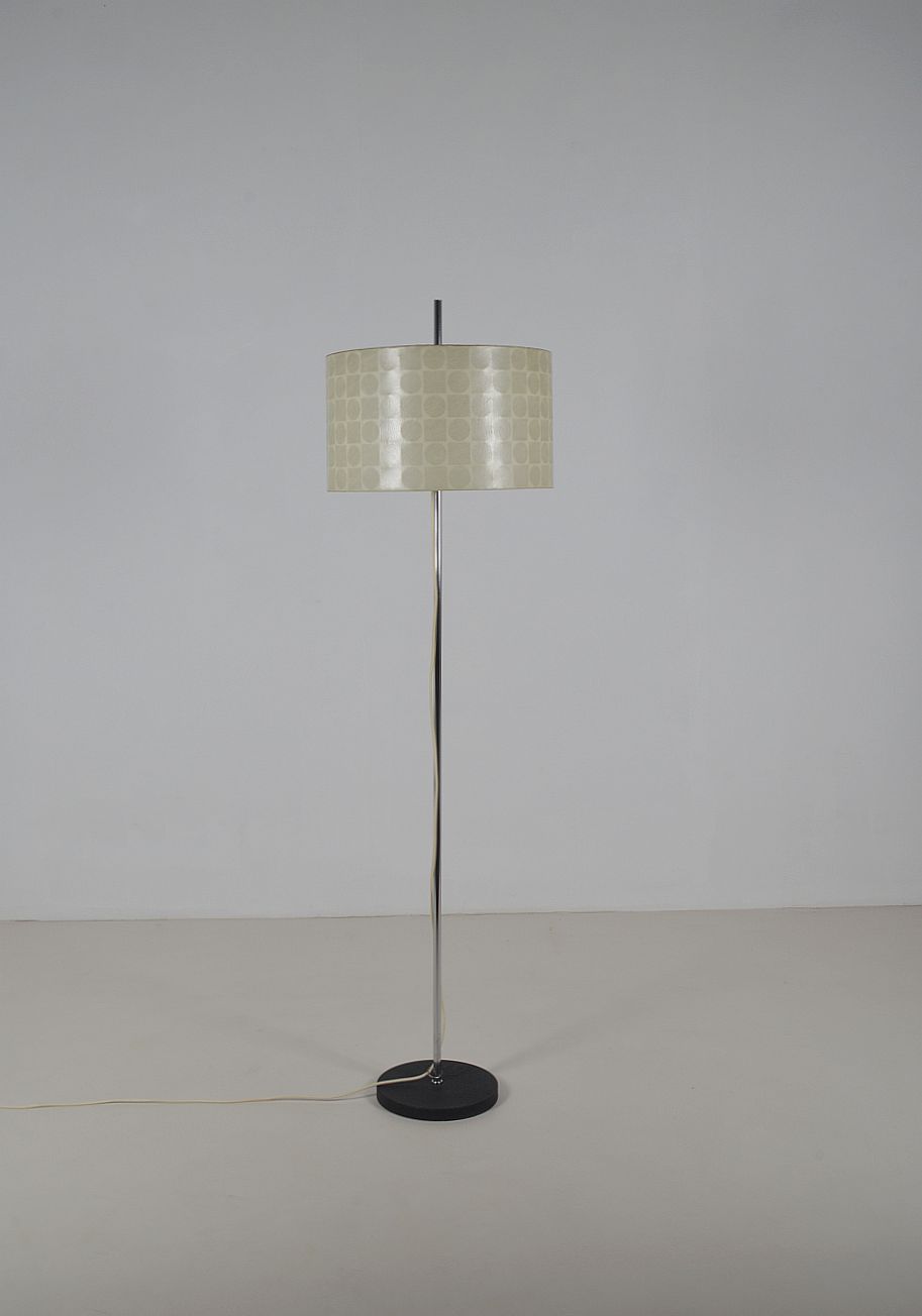 Cocoon floor lamp with geometric shapes by Goldkant Leuchten, 1960s
