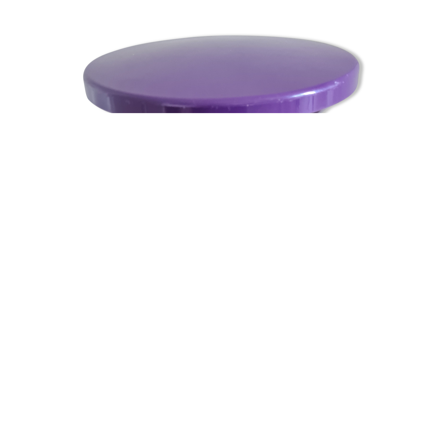 Old Tam Tam Stamp Purple / Vintage Stool