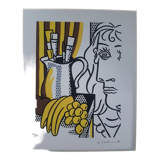 Lithographie de Roy Lichtenstein « Still Life with Picasso »