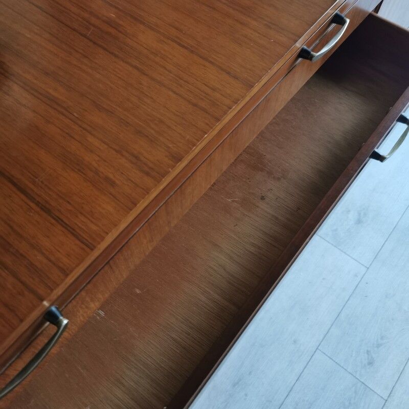 Vintage teak row 2m