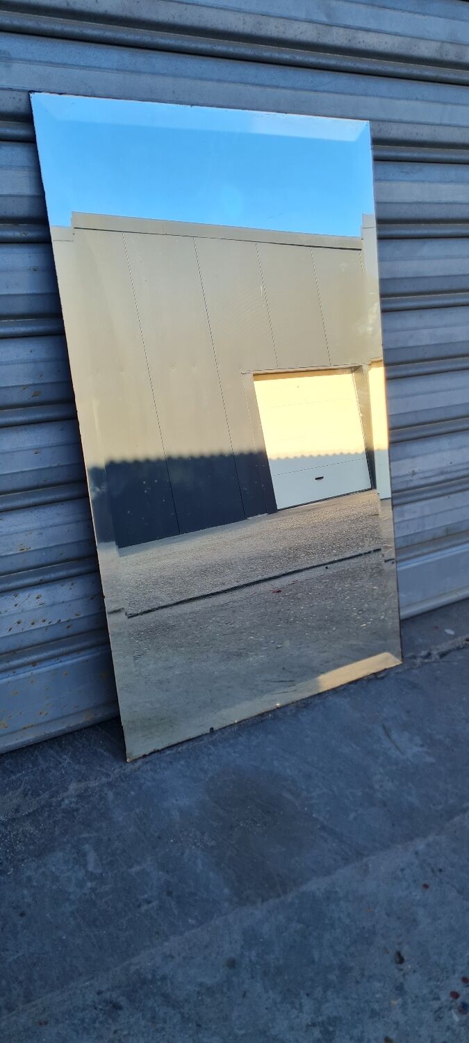 Art Deco beveled mirror
