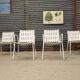 Lot de 4 chaises de jardin Emu 1970