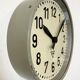 Industrial factory wall clock from Pragotron 1950s
