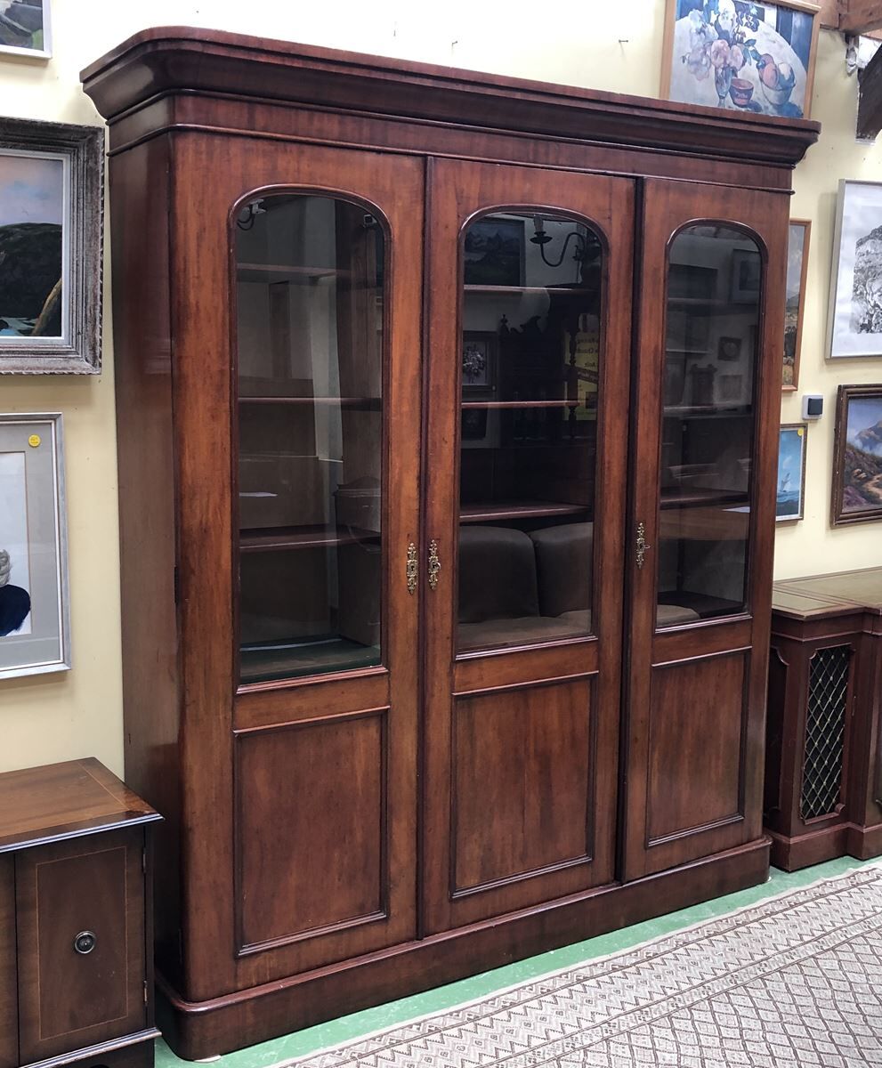 19th Century mahogany library