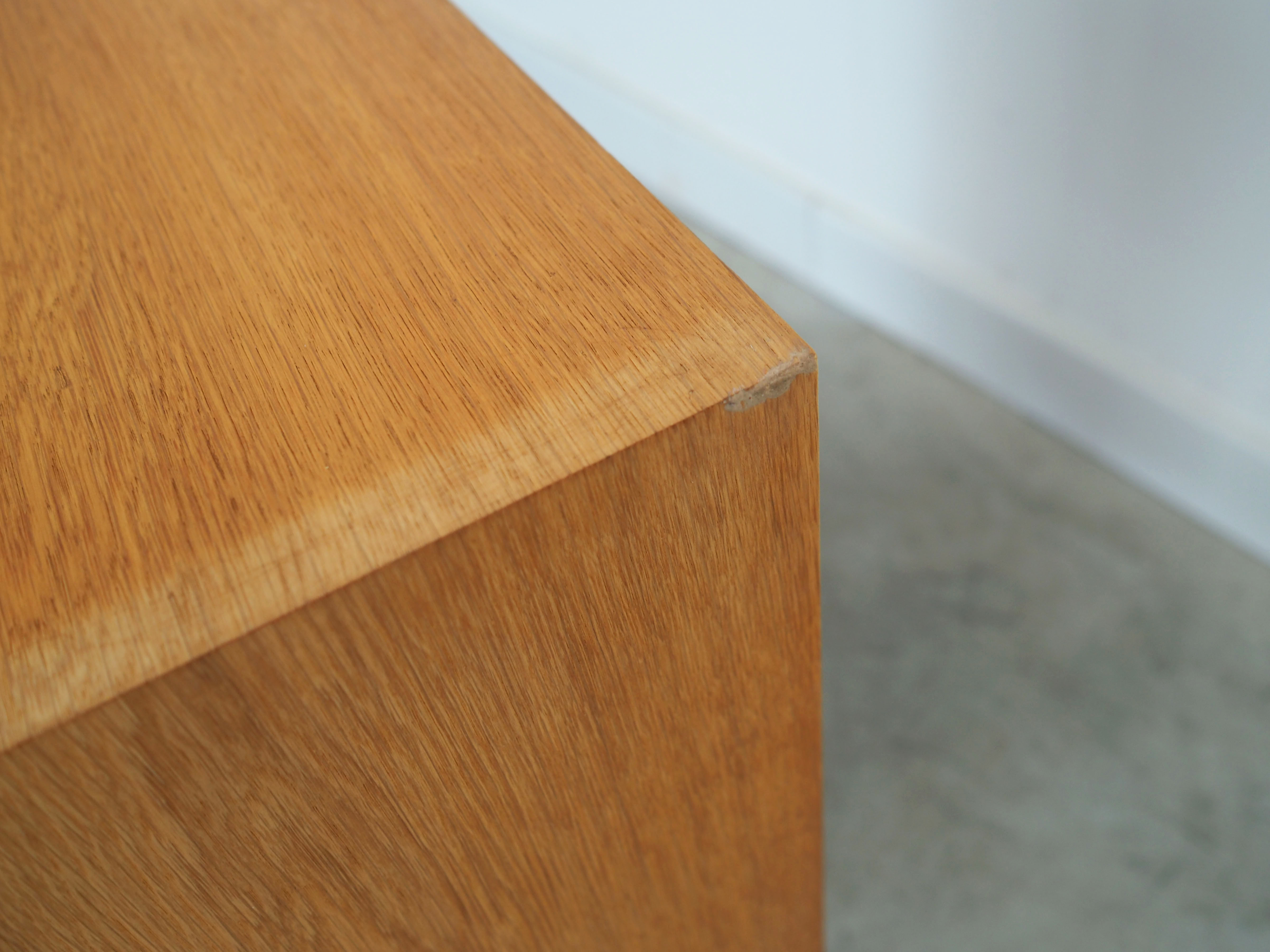 Ash chest of drawers, Danish design, 1970s, manufacture: Hundevad