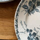 6 assiettes terre de fer