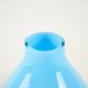 Vase en verre bleu clair, design danois, années 1970, fabriqué au Danemark