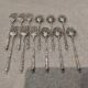 6 lunch forks 6 coffee spoons silver plated metal goldsmith SFAM Russian