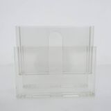 Transparent Giotto Stoppino for Kartell magazine stand, Italy 1960's