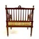 Ancien fauteuil style Louis XVI assise large