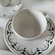 Set of 3 K&G Lunéville cups and saucers – Succao model, 1920s