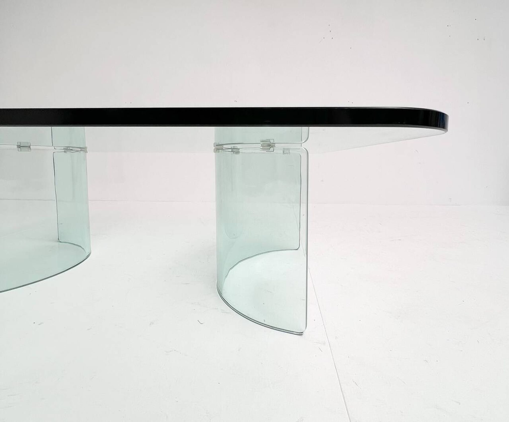 Modern Italian glass coffee table, 1970s