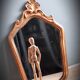 Miroir doré baroque