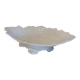 Old footed dish in slipware